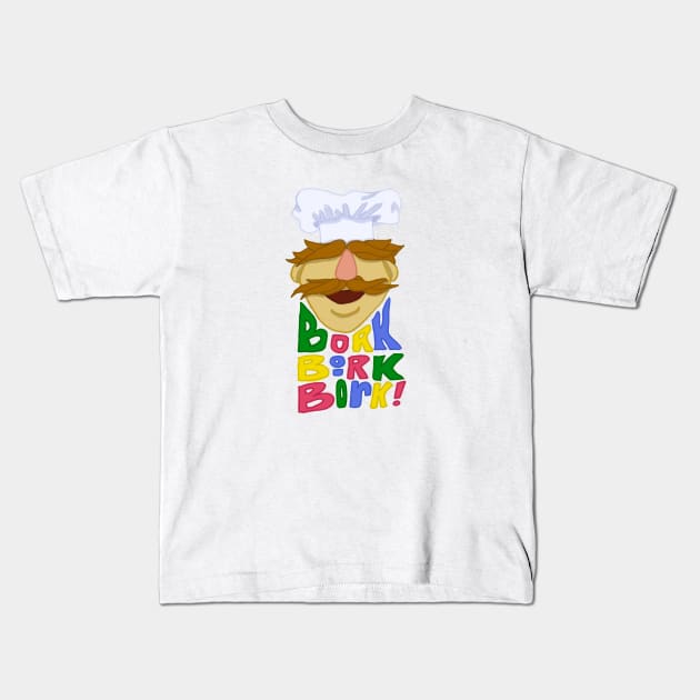 bork Bork BORK Kids T-Shirt by okjenna